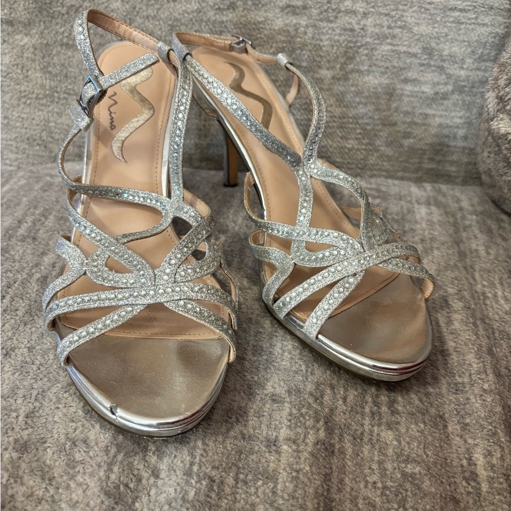 Silver heels